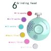 Mini Electric Nail Grinder Baby Children Nail Grinder Portable 6 Heads Baby Nail Clipper Baby Nail Scissor Newborn Nail Grinder Adult Available