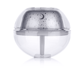 Colorful air purification creative humidifier (Color: Silver)