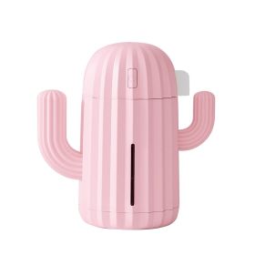 Cactus Wireless Humidifier Rechargeable (Option: Pink-Plug)