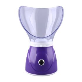 Humidifying and hydrating atomized steam face tester (Option: Purple-UK)