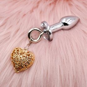 Love Chain Sex Toys Bell For Women (Option: Mini No Butt Plug Gold)