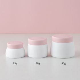 PP Double Cream Box Baby Mask Lotion Bottle Cream Jar (Option: Pink-30g)