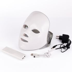 Beauty Instrument Beauty Skin Mask Instrument Seven-color Photon Rejuvenation (Option: Without original packaging-EU)