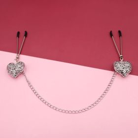 Love Chain Sex Toys Bell For Women (Option: Chain Nipple Clamp Silver)