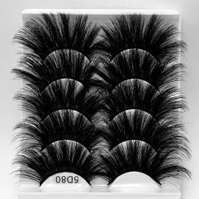 5 Pairs of Mink Eyelashes with Multiple lengthening and thickening false eyelashes (Series: 82)