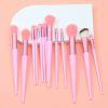 13pcs Soft and Fluffy Makeup Brush Set for Flawless Application of Foundation, Blush, Powder, and Eyeshadow - Beauty Tool for Professional Results