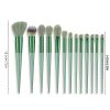 13 PCS Makeup Brushes Set Eye Shadow Foundation BB Cream Concealer Women Cosmetic Brush Eyeshadow Blush Powder Blending Beauty Soft Comprehensive Make